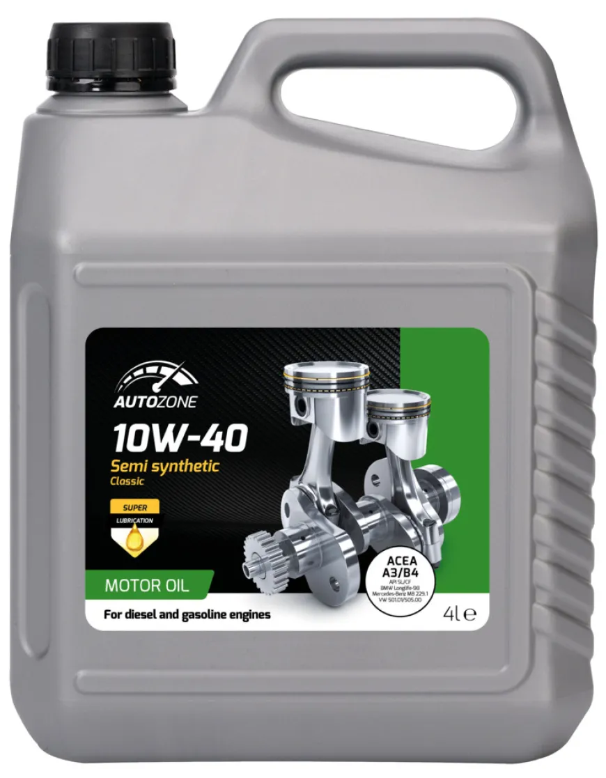 Semi-syntetisk motorolje 10W-40 - 4 liter
