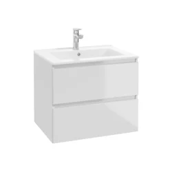 Servantskap Deluxe 60 cm blank hvit - REN