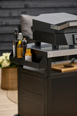 Serveringsvogn Columbus svart stål – Sunlife®