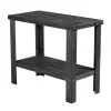 Sidebord i tre med 1 hylle 90 x 45 cm