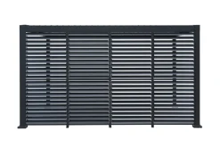 Sidepanel med justerbare lameller til pergola 4 meter - Outfit