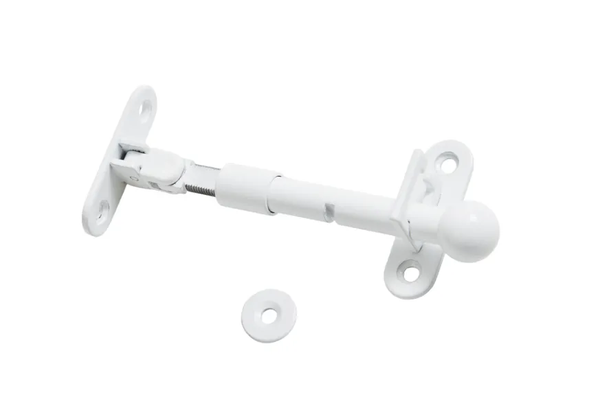 Sikringsbeslag med sperre universal hvit – Homefixer
