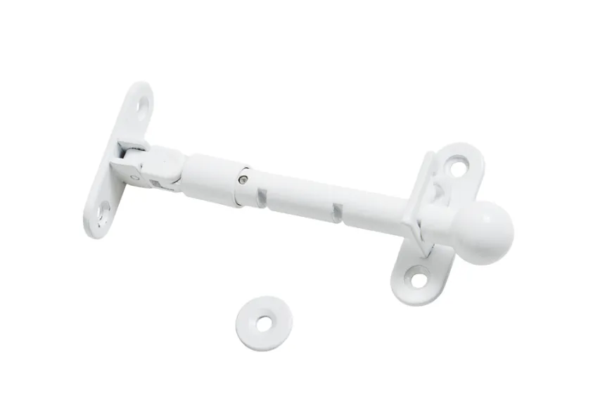 Sikringsbeslag med sperre universal hvit – Homefixer