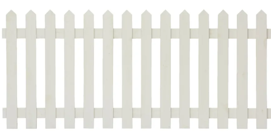 Skagen stakittgjerde 180 x 80 cm hvit