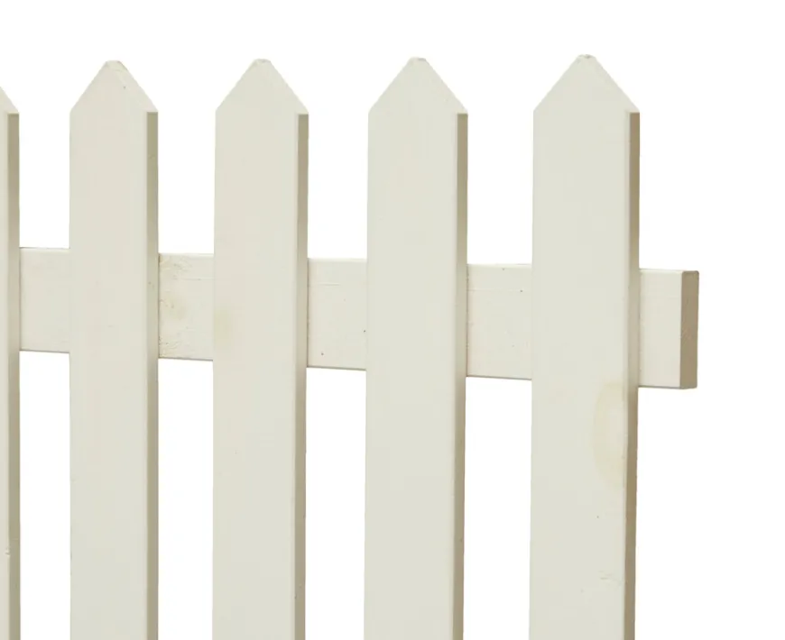 Skagen stakittgjerde 180 x 80 cm hvit