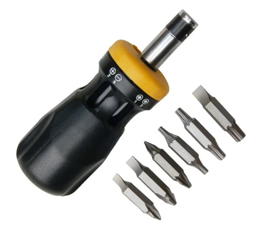 Skrutrekker m/skralle og bits 12-i-1