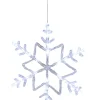 Snøfnugg med 24 LED akryl Ø40 cm