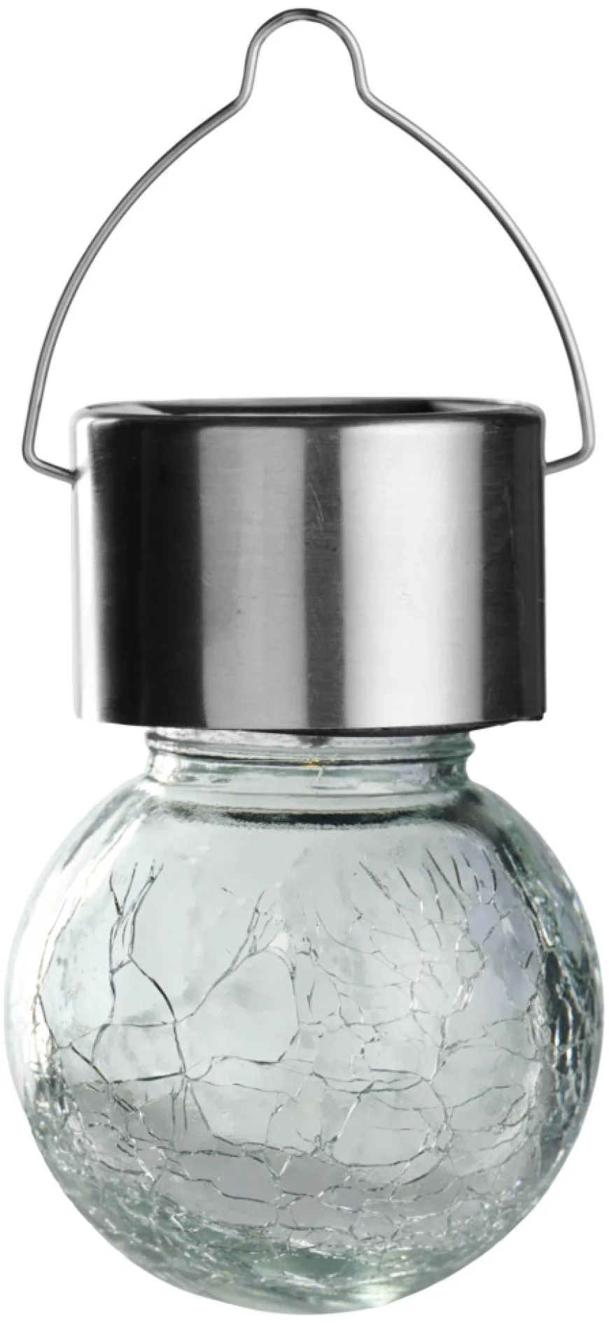 Solcellepære glass/metall Ø6 cm 3-pk. - Garden®
