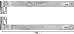 Stabelhengsel galvanisert 400 mm