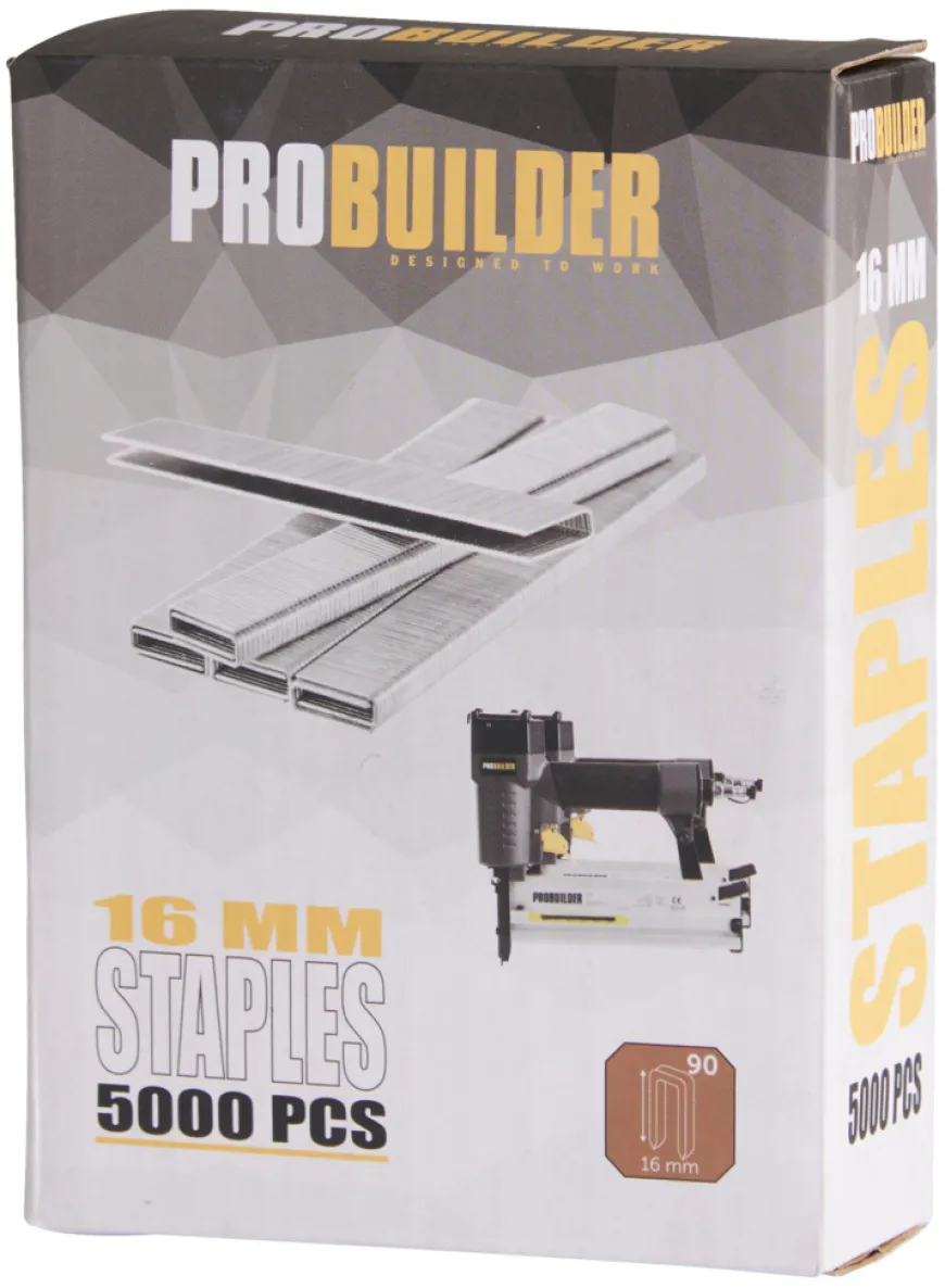 Stifteklemme 16 mm 5000 stk. – Probuilder