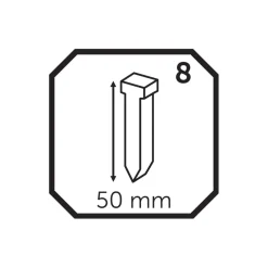 Stifter til spikerpistol 50 mm 5000 stk.