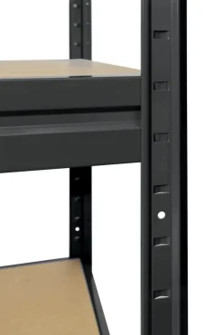 Stålreol 4 hyller - 600 kg pr. hylle