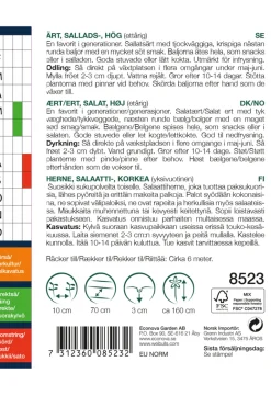 Sukkerert, høy 'Sugar Snap'