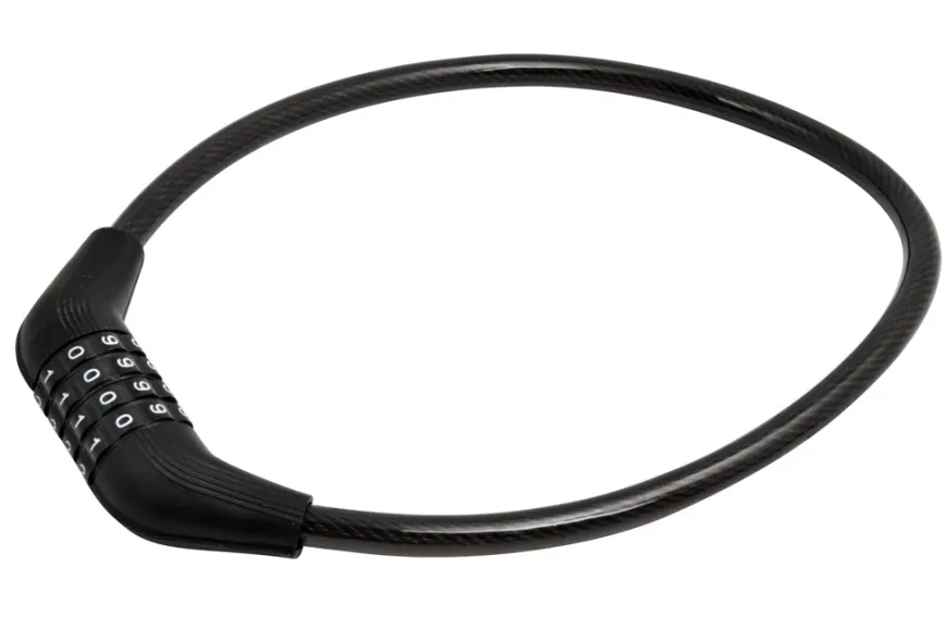 Sykkellås med kode Ø10 x 650 mm