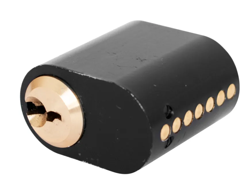 Sylinder oval 7-stift matt svart