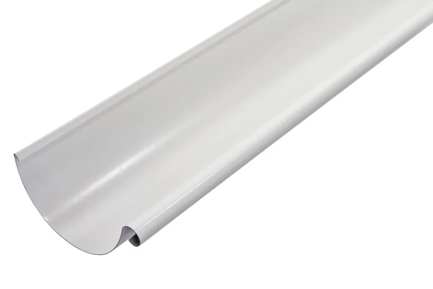Takrenne 125 x 4000 mm hvit