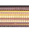 Terrassevarmer til veggmontering 1200 W - Grad