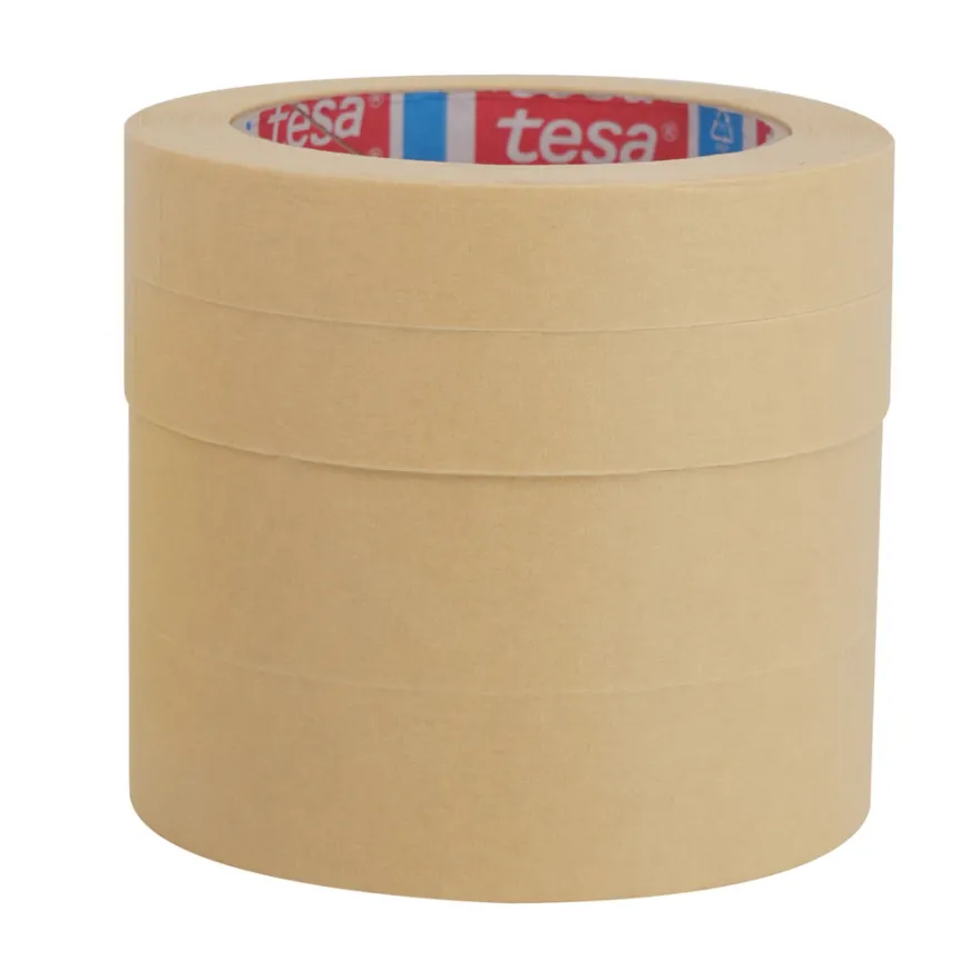 Tesa Maskeringstape Economy 19/30 mm x 50 meter 4-pk.