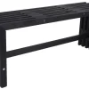 Trallebenk Atlanta svart 110 x 32,5 cm - Sunlife®