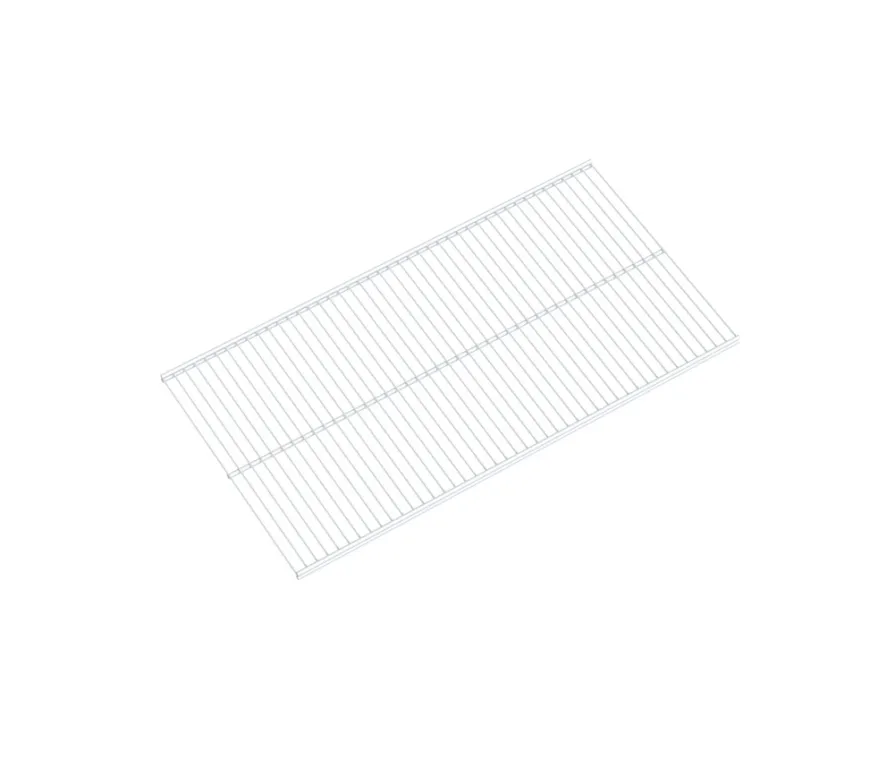 Trådhylle dobbel 304 x 582 mm hvit - Integri