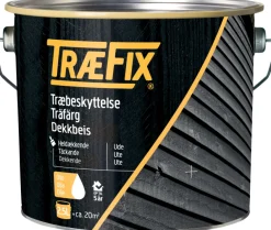 Træfix dekkbeis oljebasert svart 2,5 liter