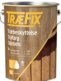 Træfix oljebeis transparent svart 5 liter
