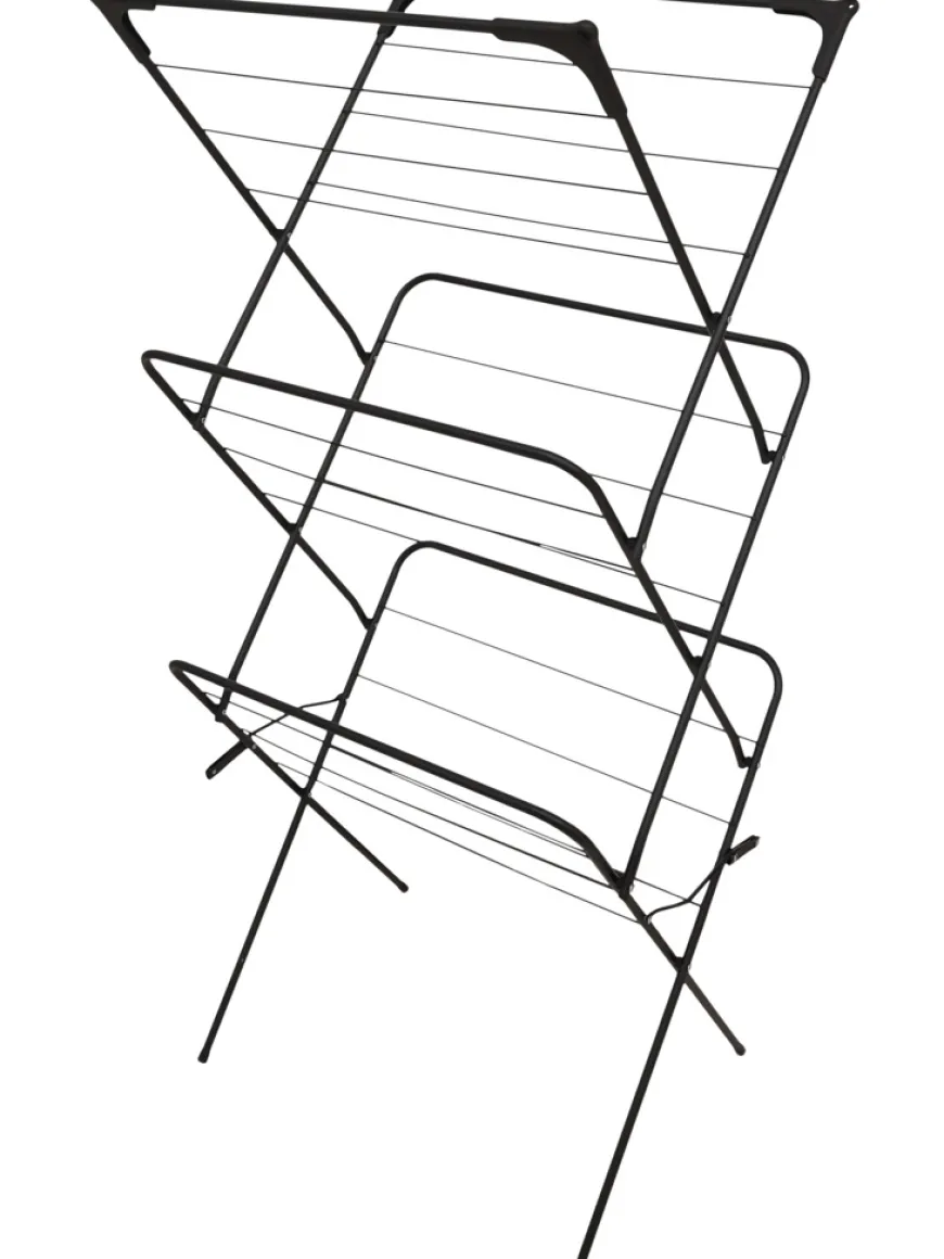 Tørkestativ 14 meter - svart