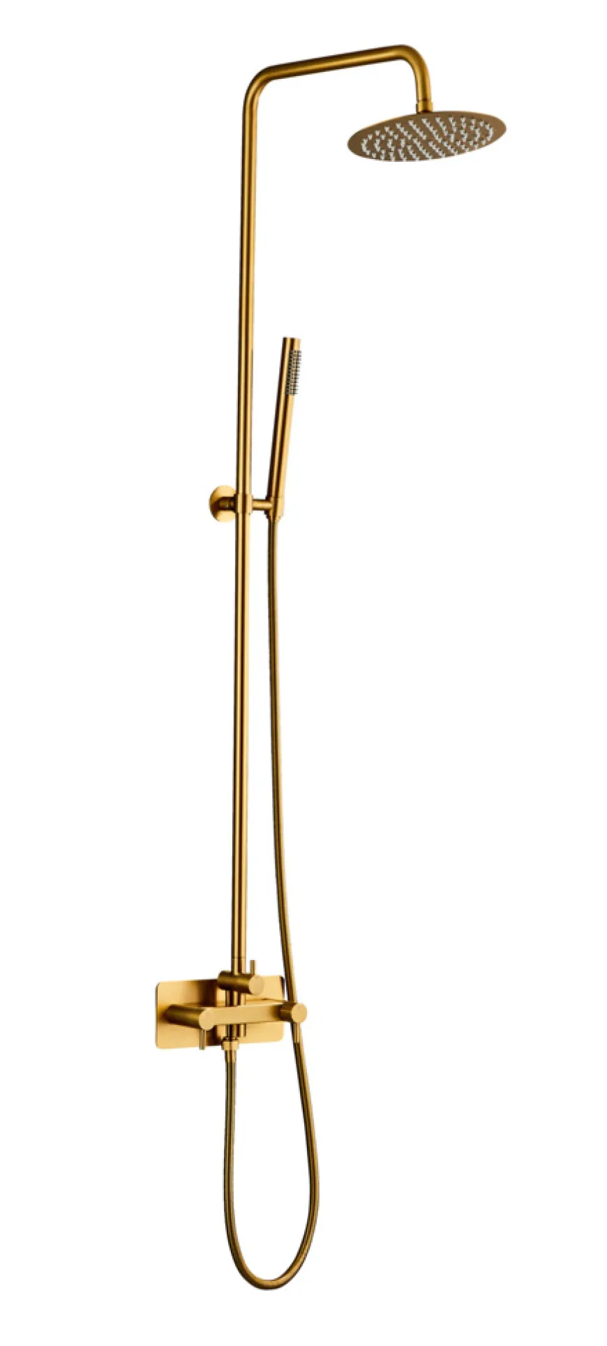 Utedusj messing kald/varm Ø20 cm