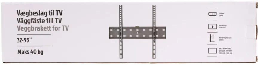 Veggfeste til TV slim 32-55"