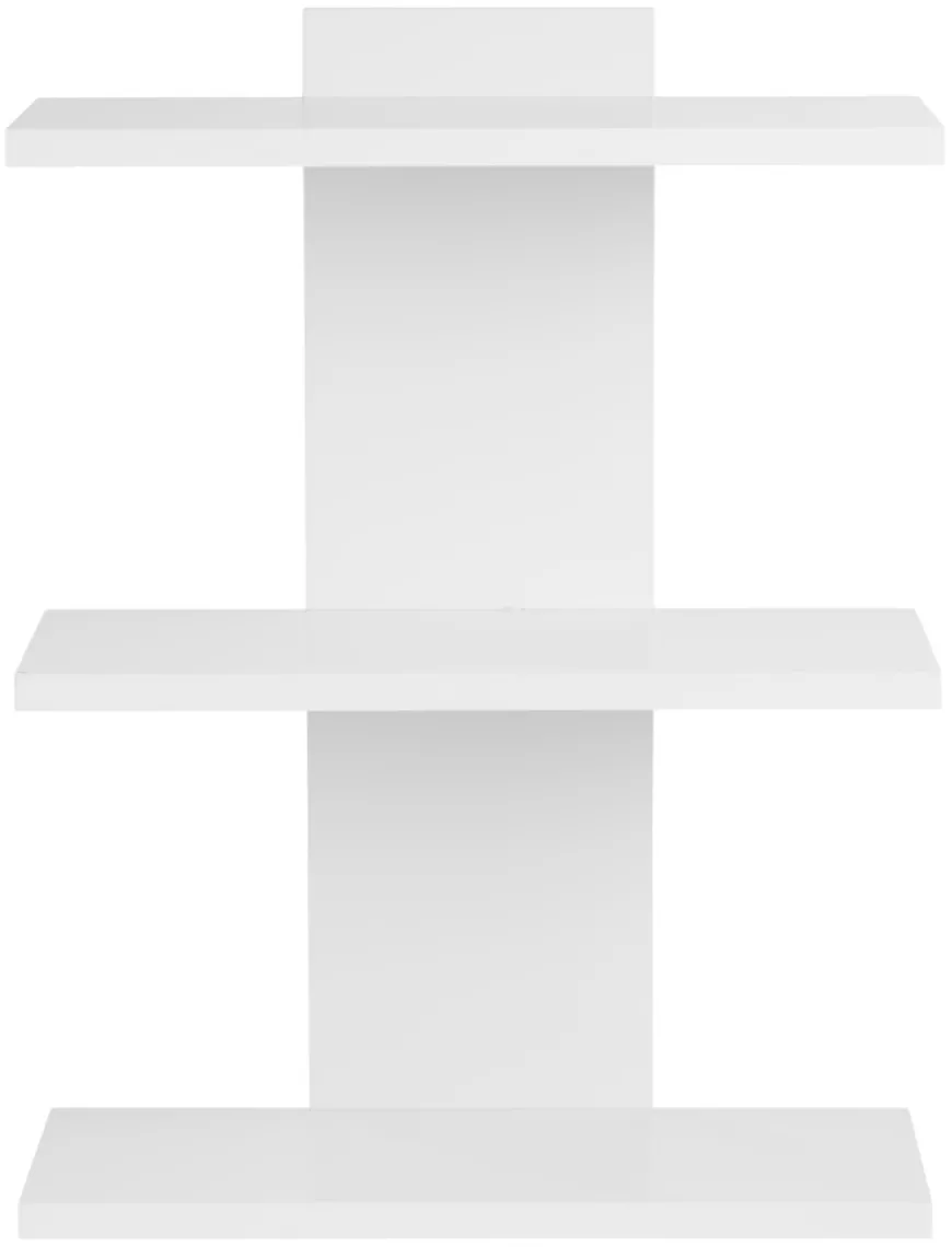 Vegghylle m/3 hyller hvit – DAY