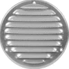 Ventilrist med netting Ø165 mm - galvanisert