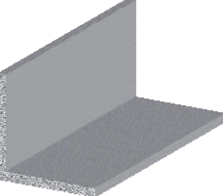 Vinkellist aluminium - 15 x 15 mm x 1 meter