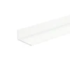 Vinkellist hvit - 15 x 15 mm x 1 meter