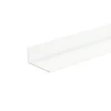 Vinkellist hvit - 15 x 30 mm x 1 meter