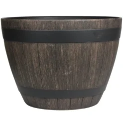 Whiskytønne i trelook Ø45 x H32 cm
