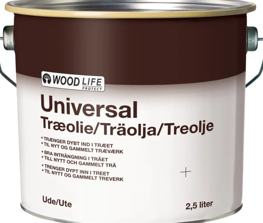 Woodlife universal treolje gyllen 2,5 liter